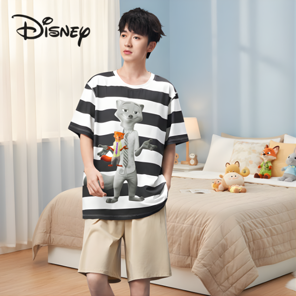 Bộ Quần Áo Unisex Họa Tiết Kẻ Sọc – Nick Zootopia