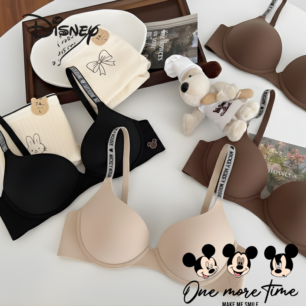 Áo Ngực Nữ Họa Tiết Mickey Đơn Giản – Êm Ái & Tự Tin