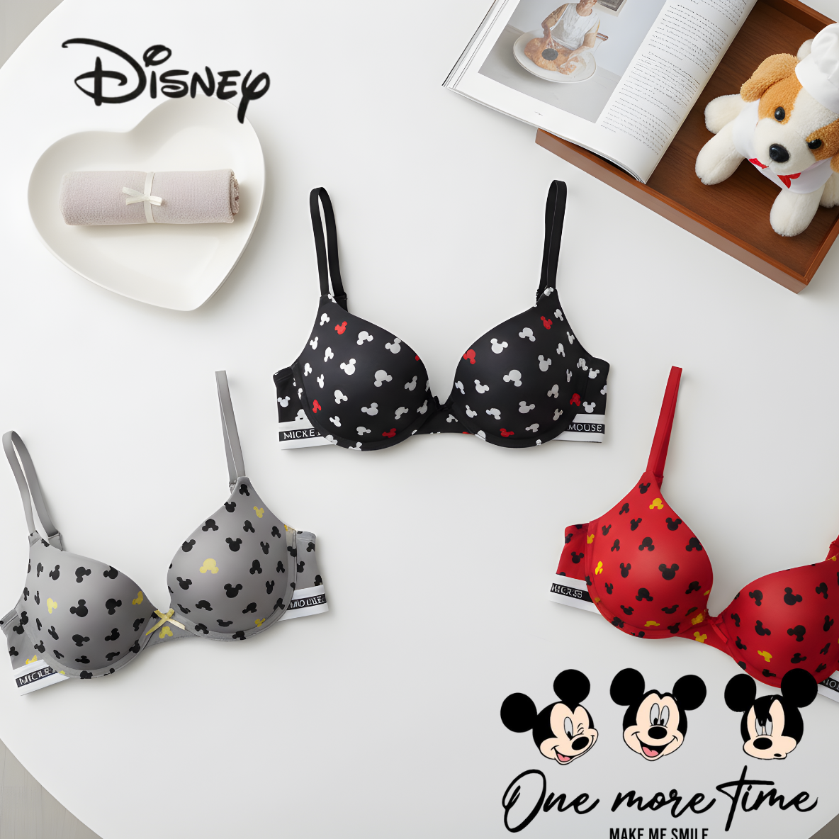 Áo Ngực Mickey Mouse Chấm Bi – Thoải Mái & Dễ Chịu