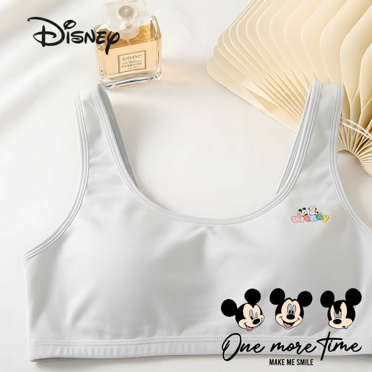 Áo Bra Tuổi Teen Style Disney Cùng Họa Tiết Mickey Basic – Êm Nhẹ & Dễ Thương ⭐