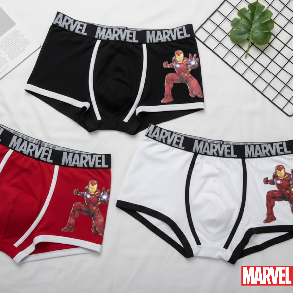 Quần Lót Nam Marvel Iron Man – Mạnh Mẽ & Cá Tính