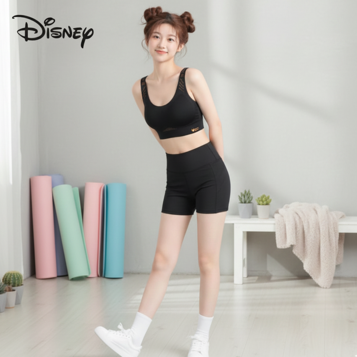 Áo Bra Thể Thao Yoga Nữ Disney – Năng Động & Thoải Mái