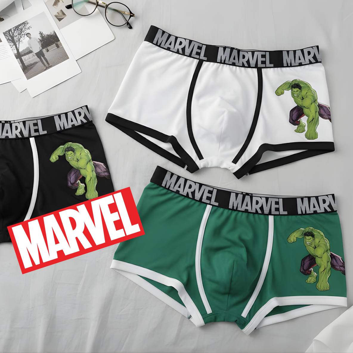 Quần Lót Nam Marvel Hulk – Sức Mạnh Xanh Huyền Thoại