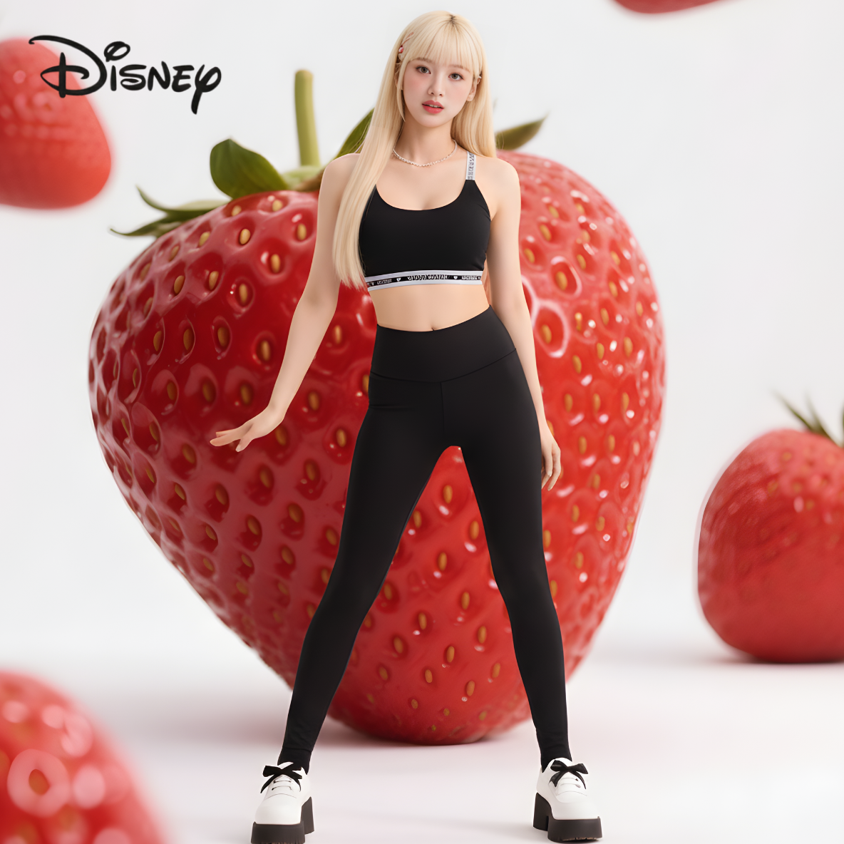 Áo Bra Thể Thao Yoga Nữ Disney – Ôm Gọn, Co Giãn 4 Chiều