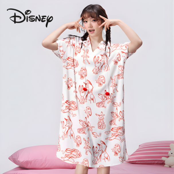 Đầm Ngủ Nữ Full Họa Tiết Zootopia – Dễ Thương & Thoải Mái