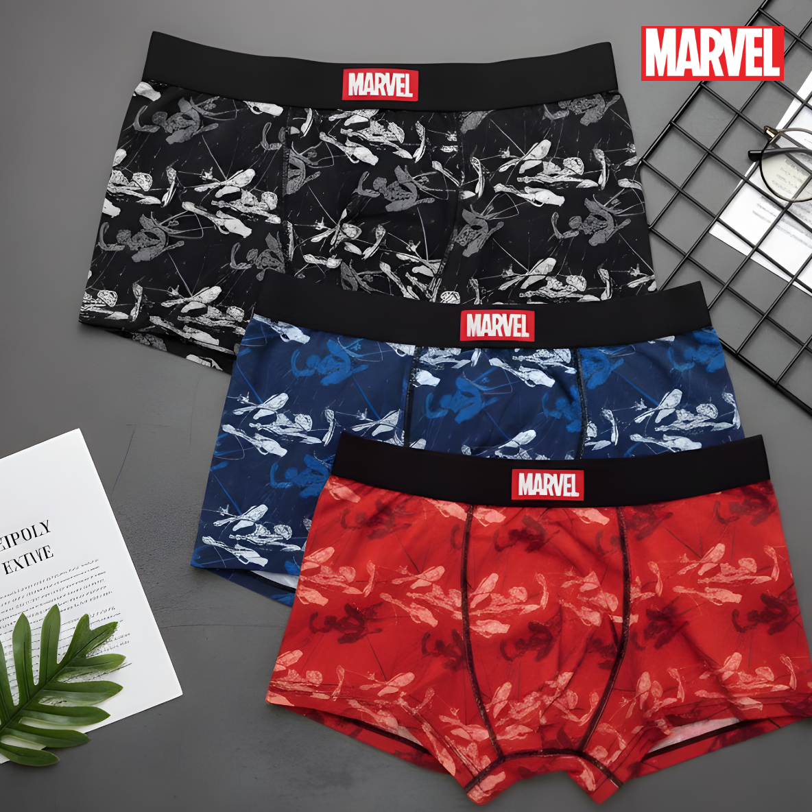 Quần Lót Nam Marvel Graphic – Nam Tính & Hiện Đại