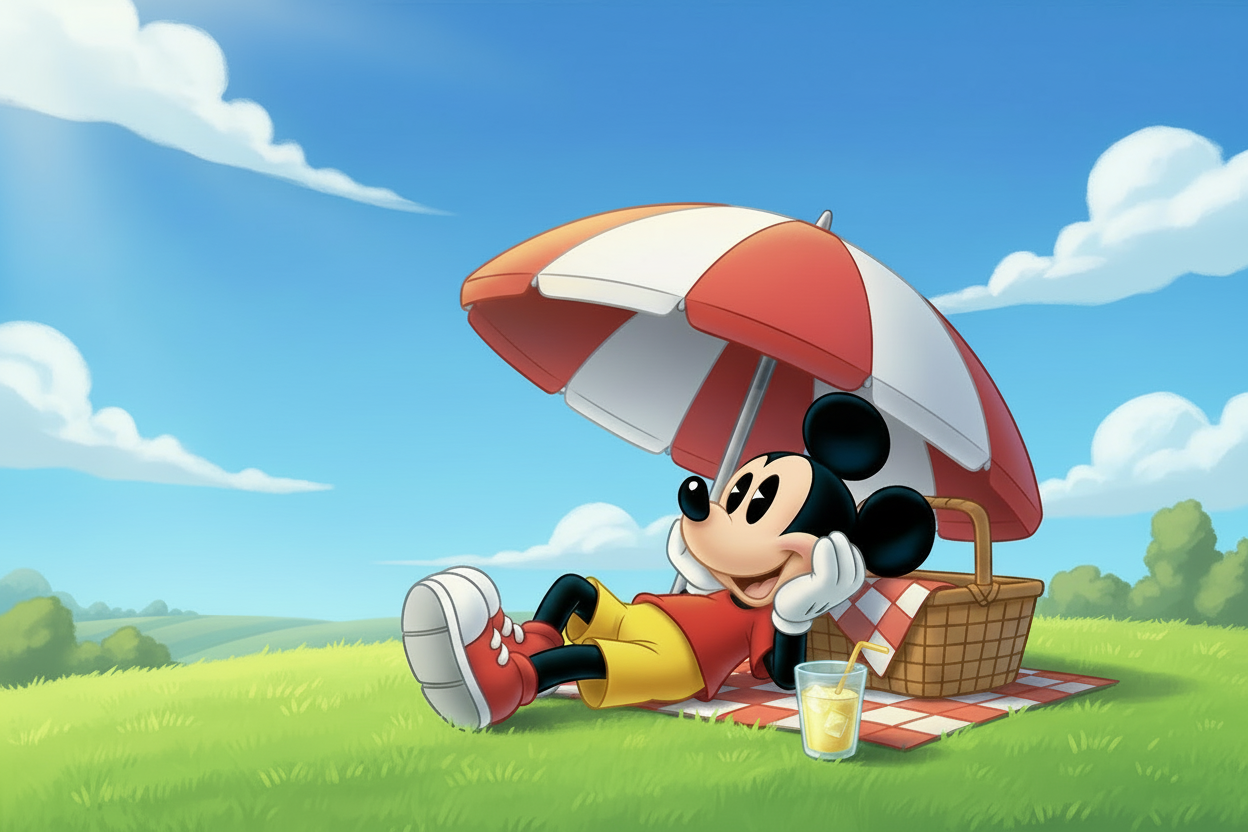 mắt vẫn không tự nhiên, làm mắt như các con Mickey khác